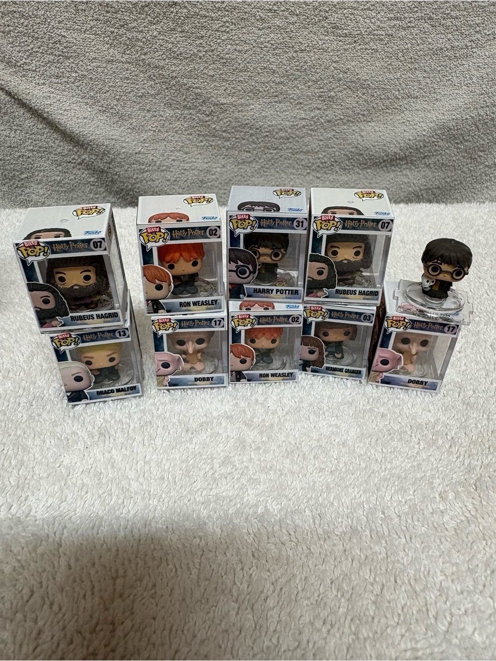 Funko Harry Potter Vinyl Figures - White, Black, Brown, Pink, Orange